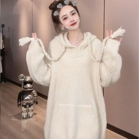 Gentle Soft Nuo Sweater Korean Style Loose And Lazy Style Sweater