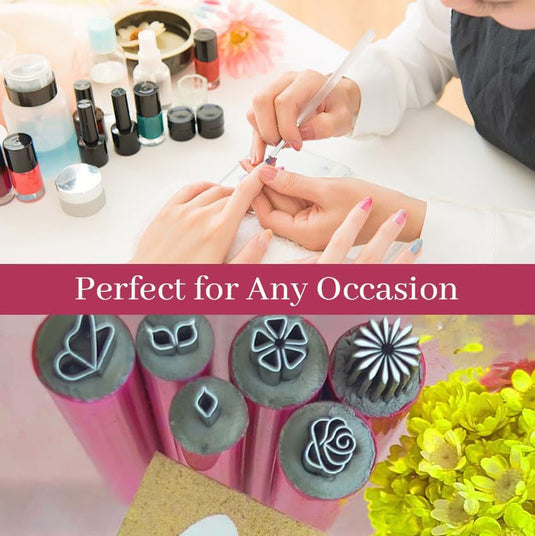 6 Pieces Nail Art Stamp Pen Set