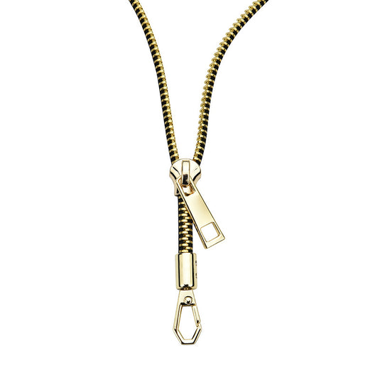Personalized Hip Hop One Style For Dual-wear Zipper Necklace