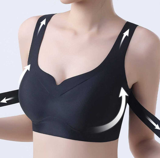 Jiaozi Lifting Anti-sagging Shaping Beauty Back Polyester Bra