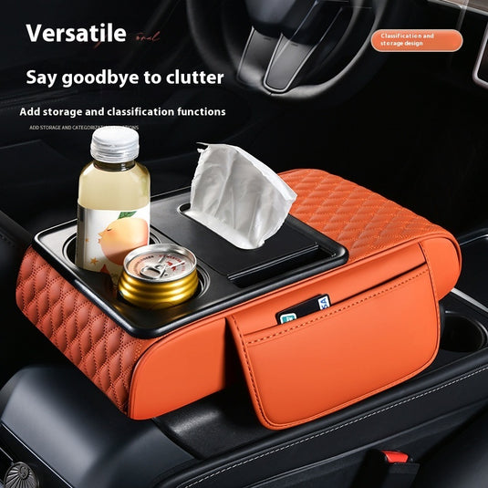 Five-in-one Height Increasing Armrest Box Mat Multi-functional Storage