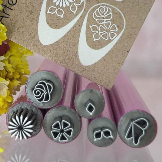 6 Pieces Nail Art Stamp Pen Set